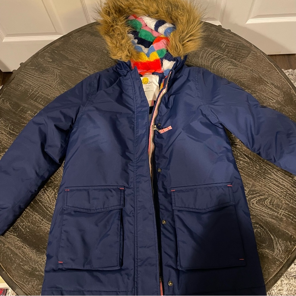 Mini Boden Authentic Waterproof Parka